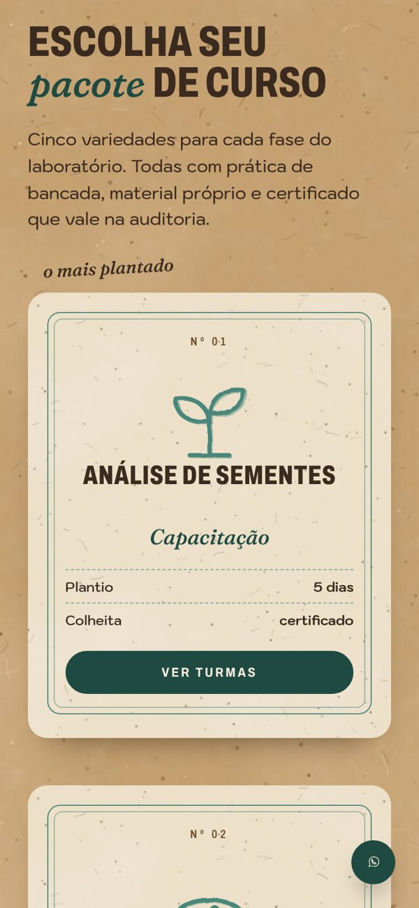 Pacotes no celular